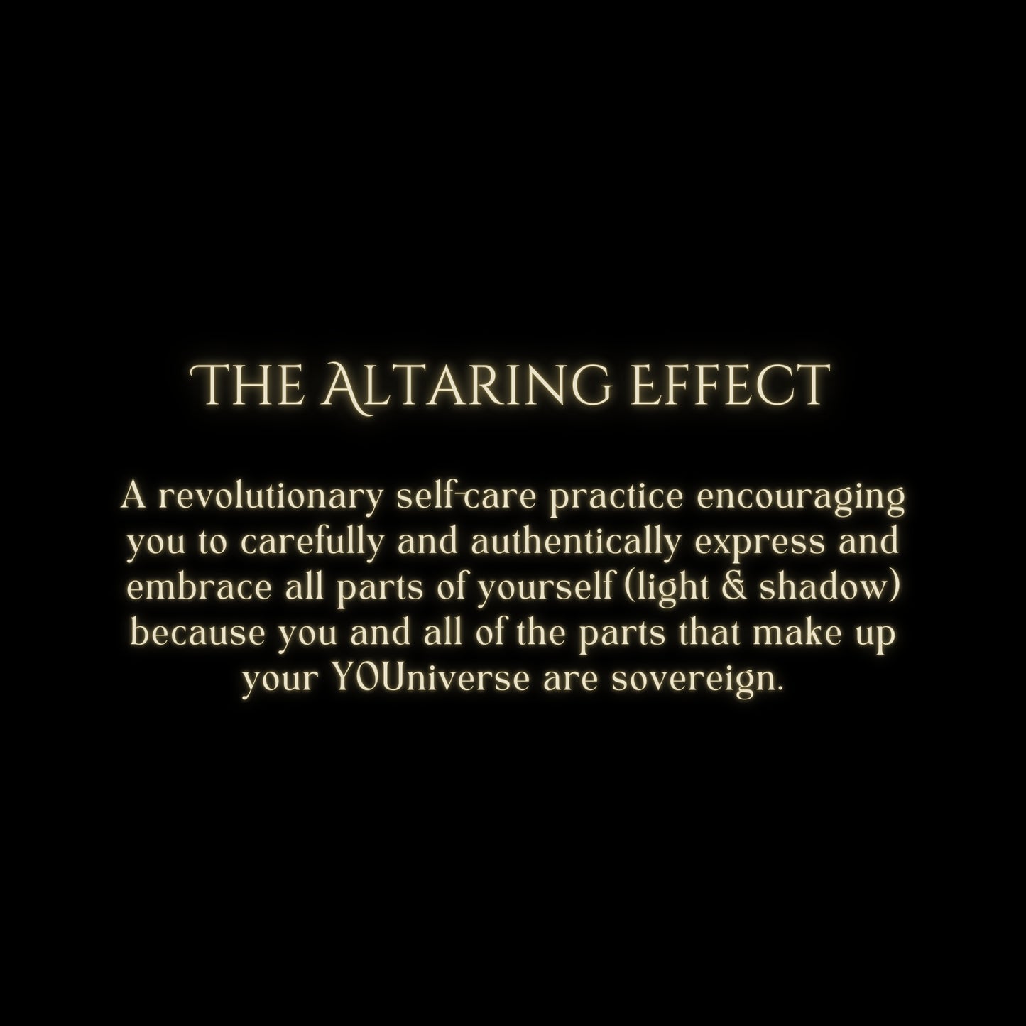 The Altaring Effect (All in 1 Experience)